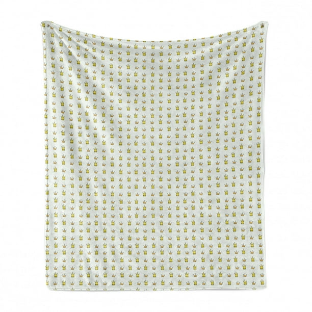 Simplistic Cartoon Crown Pattern Royalty Nursery Themed Mint Green Orange Cozy Plush for Indoor and Outdoor Use 70 x 90 Ambesonne Prince Soft Flannel Fleece Throw Blanket Simplistic Cartoon Crown Pattern Royalty Nursery Themed Mint Green Orange Cozy Plush for Indoor and Outdoor Use 70 x 90 Ambesonne Prince Soft Flannel Fleece Throw Blanket